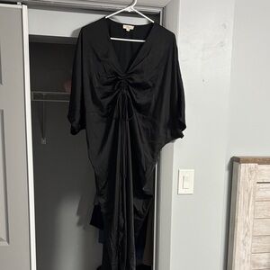Elan Black Asymmetrical Dress